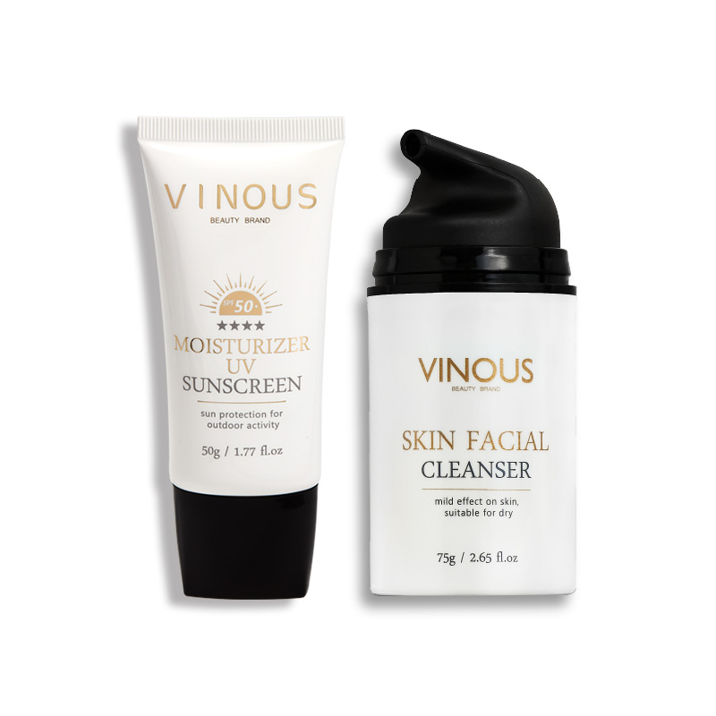 Vinous 夏日防曬潔顏組
