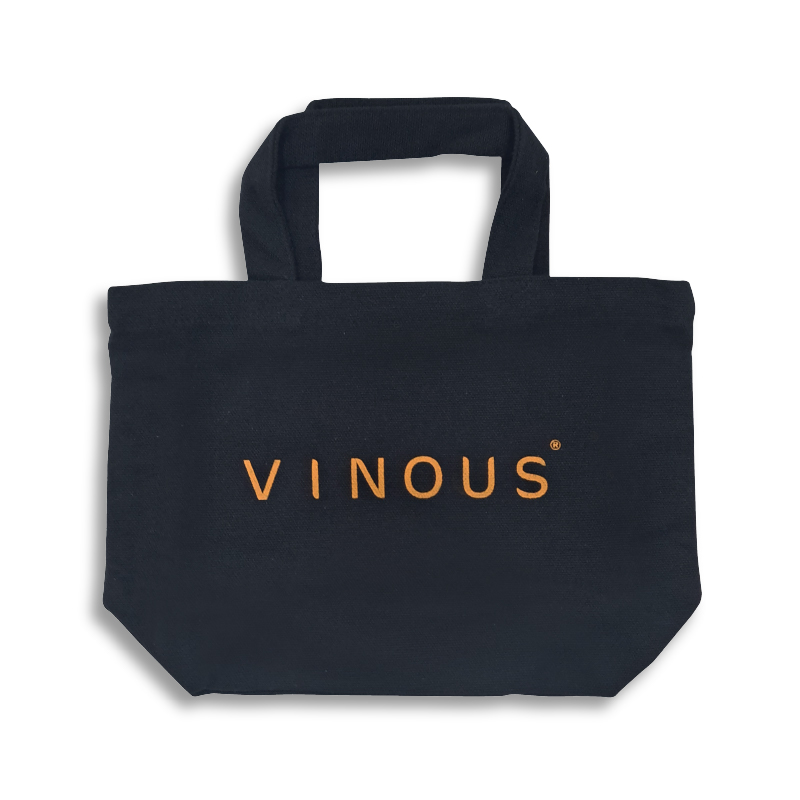 VINOUS不織布提袋(黑/米白) 